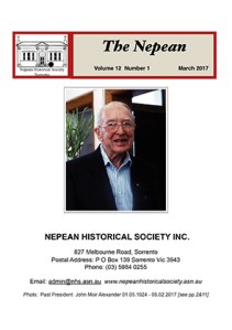 Nepean Vol 12 No 1