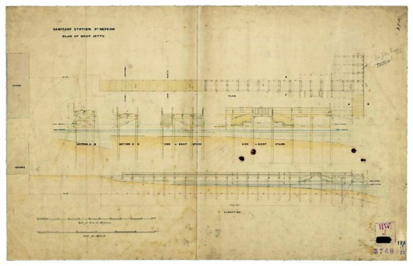 Plans for Jetty 1858