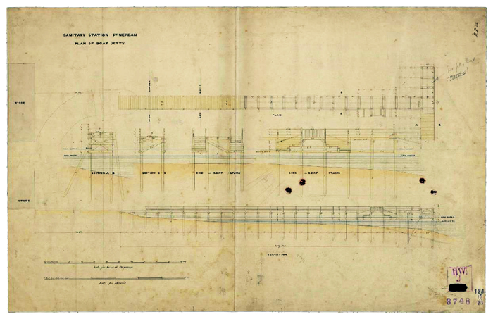 Plans for Jetty 1858