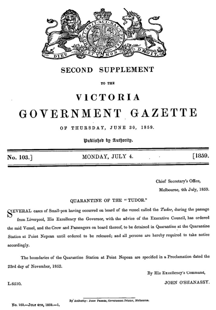 Quarantine of The Tudor