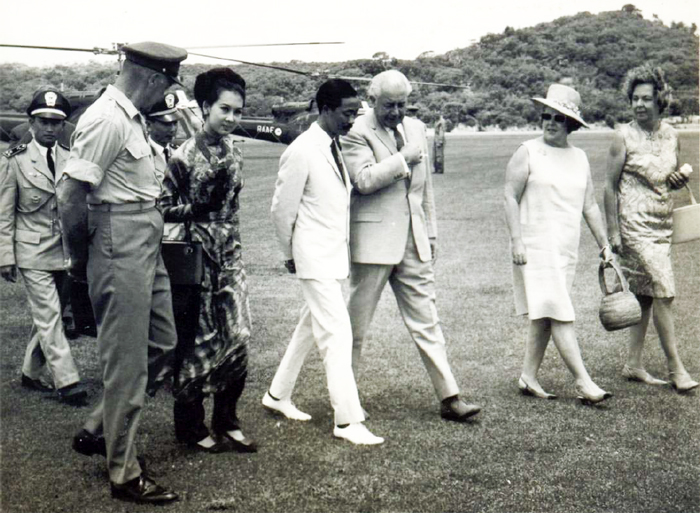 Visit of Air Vice-Marshal Nguyen Ky 1967