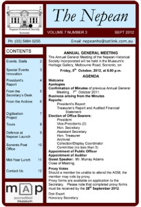 The Nepean Sep 2012 Vol 7 No 3