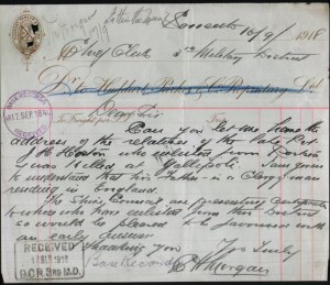 Letter from C.H.Morgan