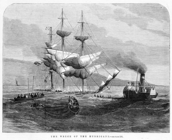 the wreck of the hurricane