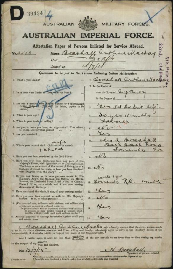 a-boxshall-enlistment