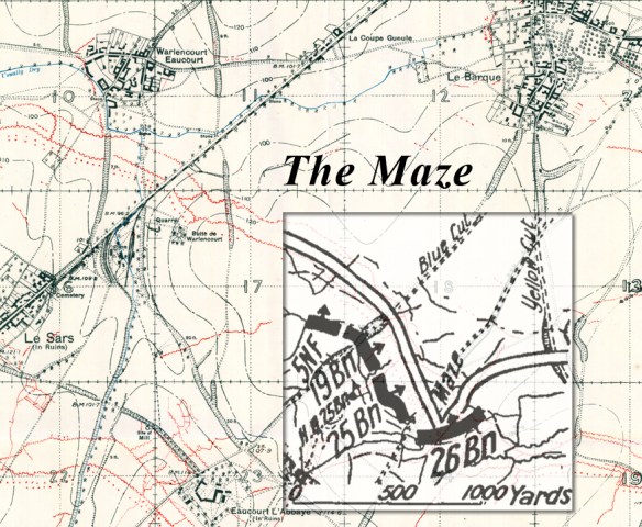 "The Maze" East of La Sars