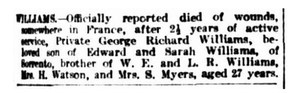 notice argus 19 jun 1918